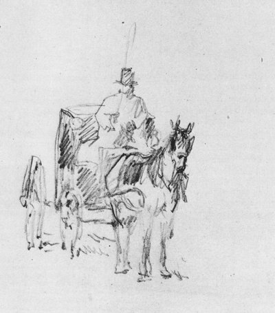 The Cab by Édouard Manet